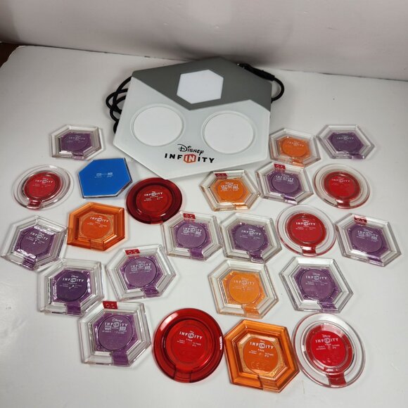 Disney Infinity Disk Lot of 23 and Portal Base for Xbox 360 - Picture 15 of 15